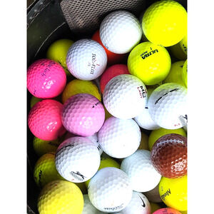 100 AAAA-AAAAA NMT to Mint Golf Balls Colored And White